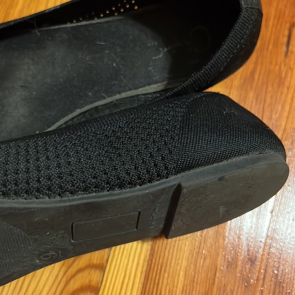 Womens black flats - Picture 4 of 5